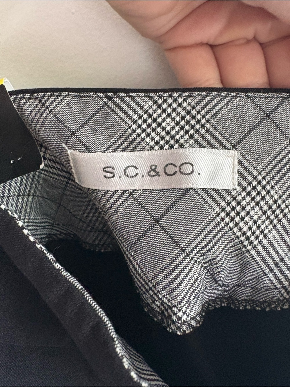 S.C. & CO. Black Bootcut Dress Pants Size 6 NWT | Stretch Career Work Trousers - Picture 7 of 8